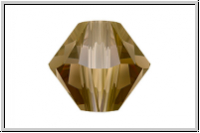 Swarovski� Bicone 5328, 4mm, 001BRSH - crystal, bronze shade, 25 Stk.